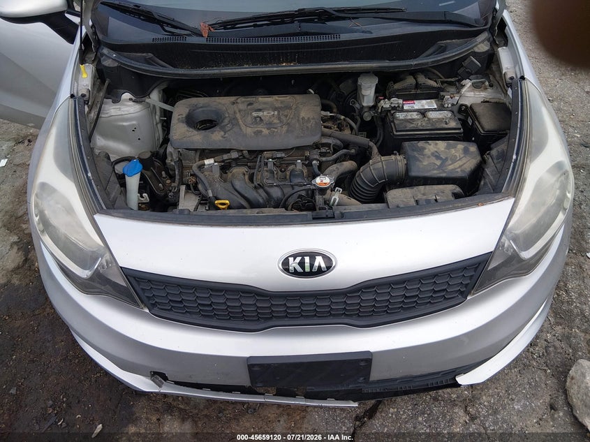 2016 Kia Rio Lx VIN: KNADM4A37G6586318 Lot: 45659120