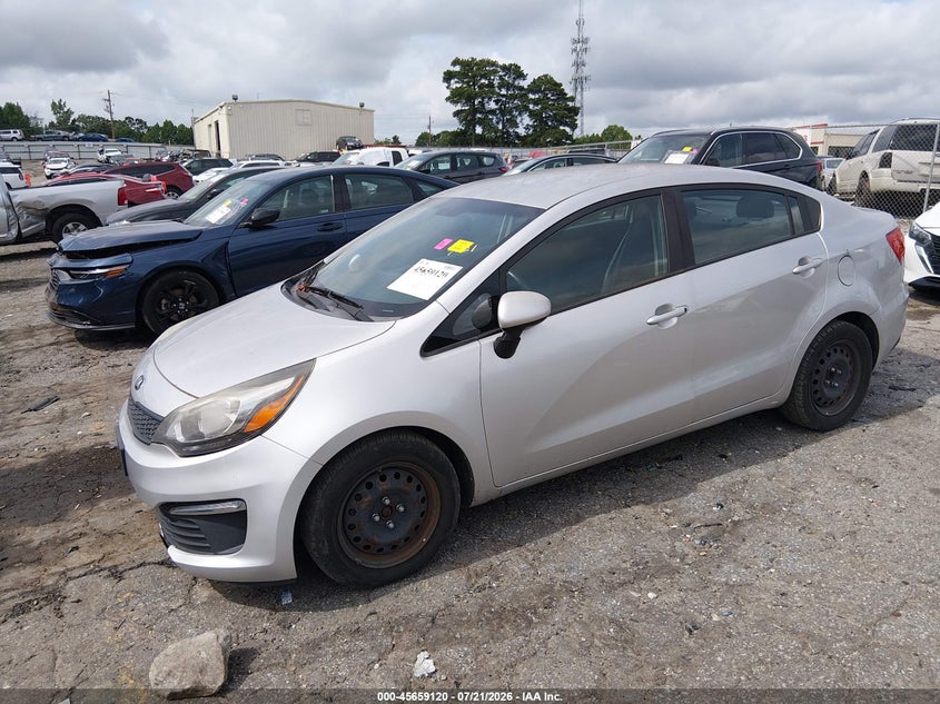 Vin: knadm4a37g6586318, lot: 46157692, kia rio lx 20162