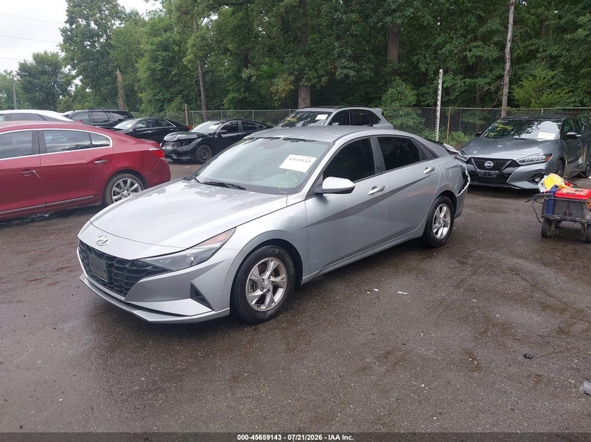 2021 HYUNDAI ELANTRA auction photo 2