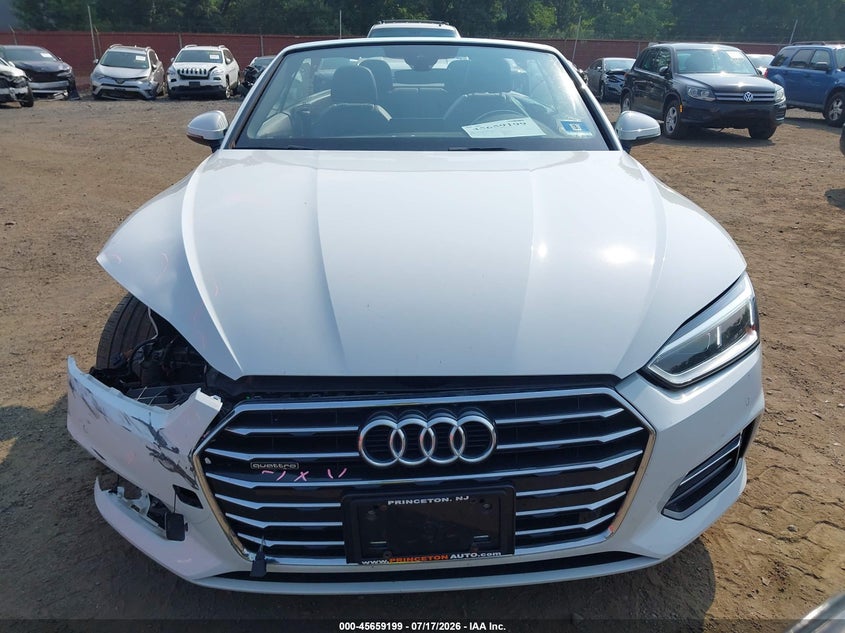 2018 Audi A5 2.0T Premium VIN: WAUYNGF57JN000353 Lot: 45659199