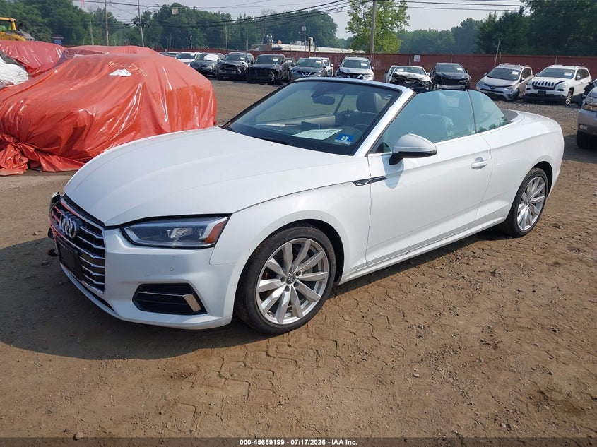 Vin: wauyngf57jn000353, lot: 46157771, audi a5 2.0t premium 20182