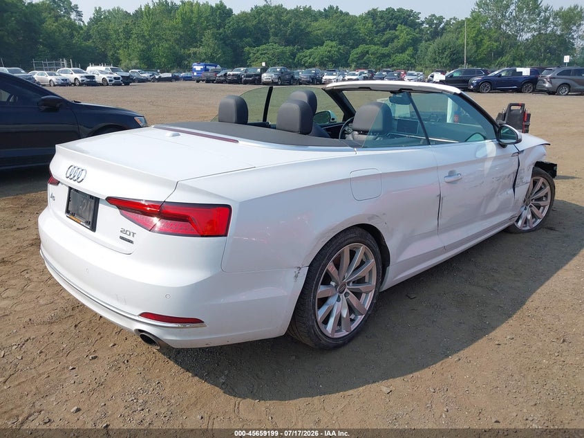 Vin: wauyngf57jn000353, lot: 46157771, audi a5 2.0t premium 20184