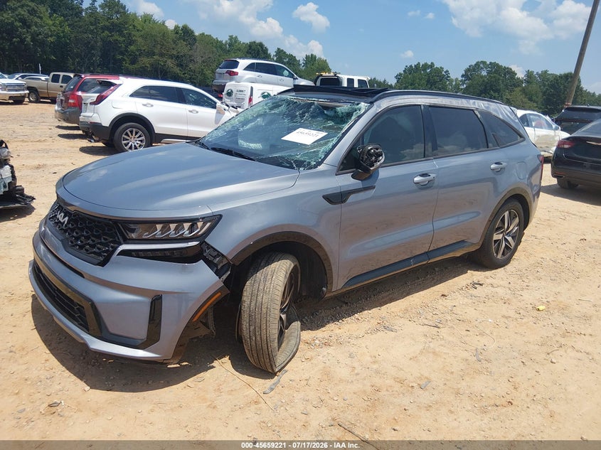 Vin: 5xyrl4lc6ng135559, lot: 46157793, kia sorento s 20222