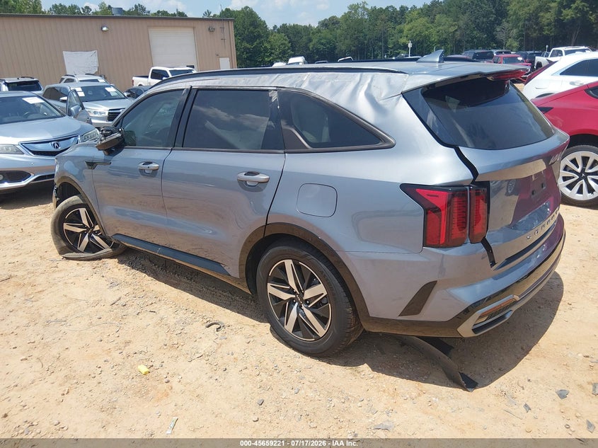 Vin: 5xyrl4lc6ng135559, lot: 46157793, kia sorento s 20223