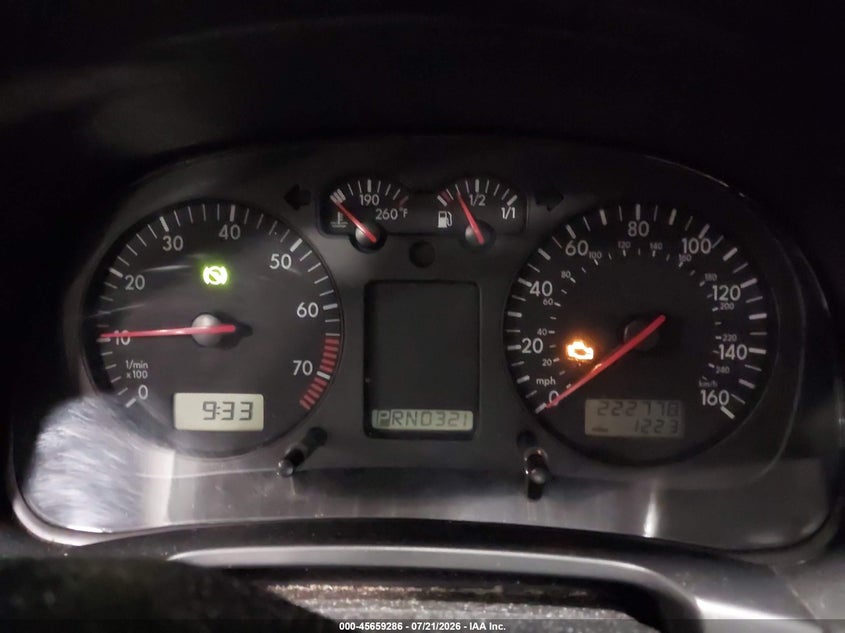 2002 Volkswagen Jetta Gls VIN: 3VWSB69M82M133064 Lot: 45659286