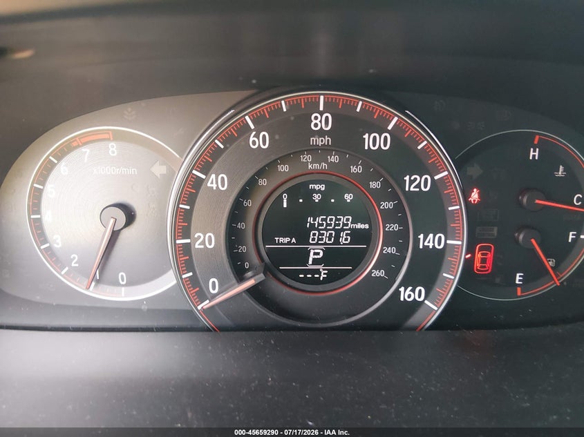 2016 HONDA ACCORD auction photo 7