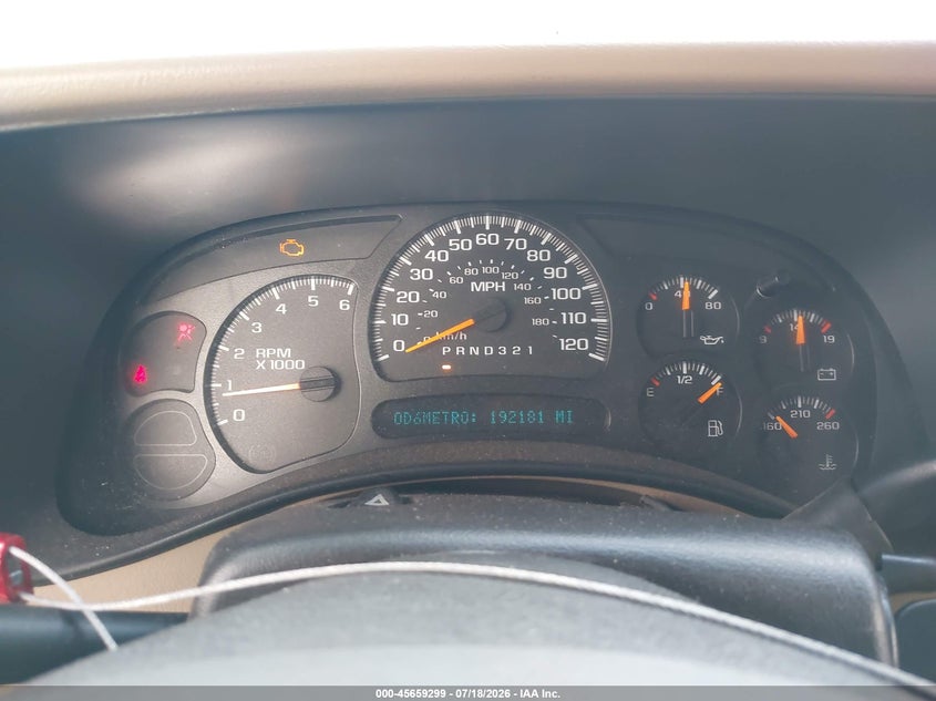 2003 Chevrolet Tahoe Ls VIN: 1GNEC13Z73R270489 Lot: 45659299