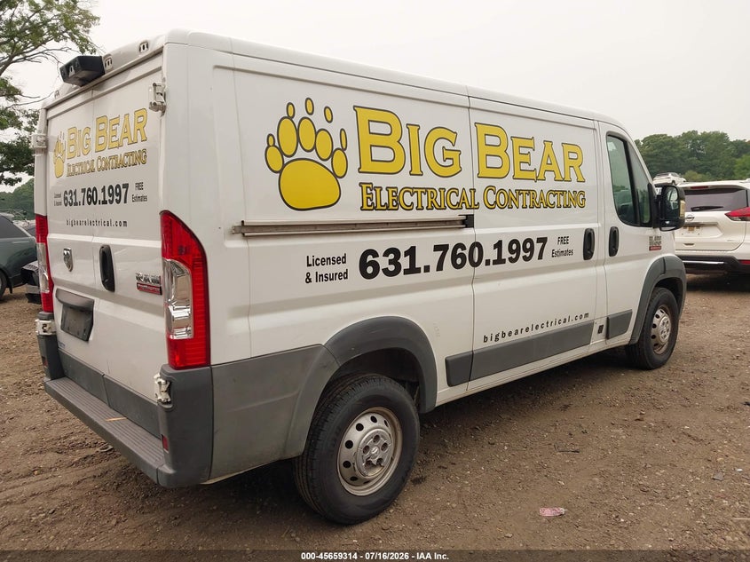 2014 Ram Promaster 1500 Low Roof VIN: 3C6TRVAG9EE124463 Lot: 45659314