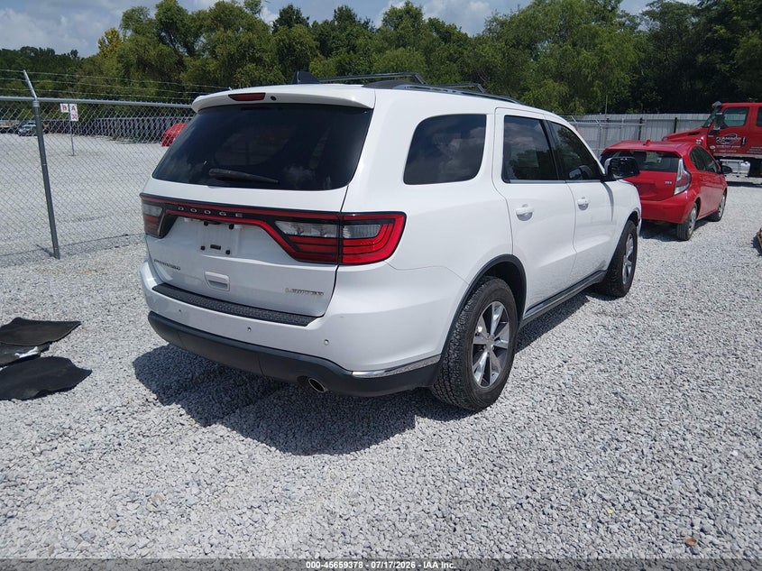 2016 Dodge Durango Limited VIN: 1C4RDHDG6GC361291 Lot: 45659378