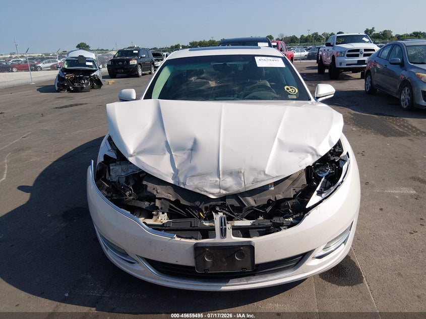 2016 Lincoln Mkz Hybrid VIN: 3LN6L2LU9GR612604 Lot: 45659495