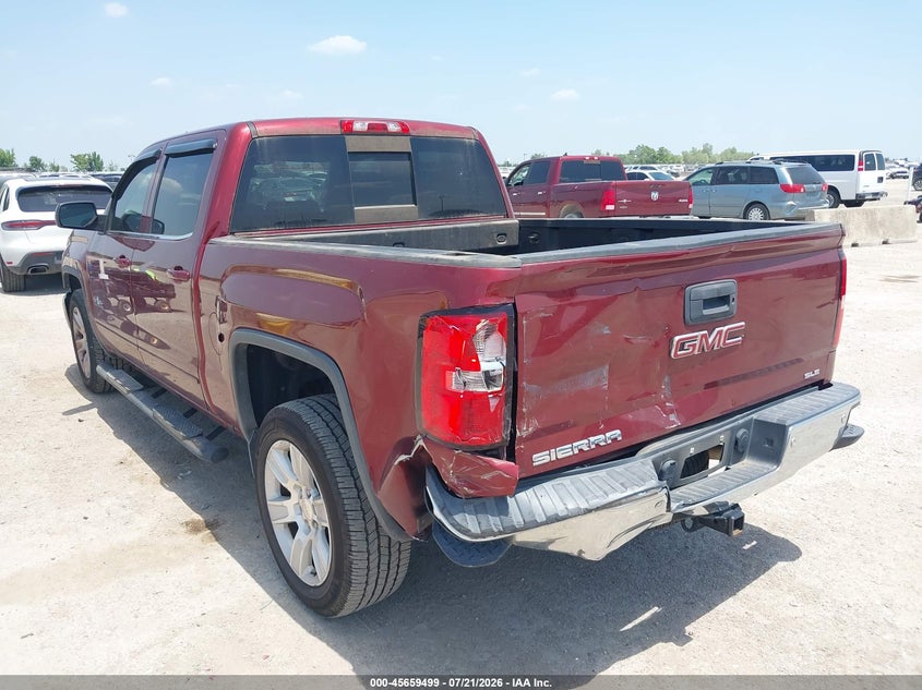 Vin: 3gtp1mec1gg208657, lot: 46158071, gmc sierra 1500 sle 20163