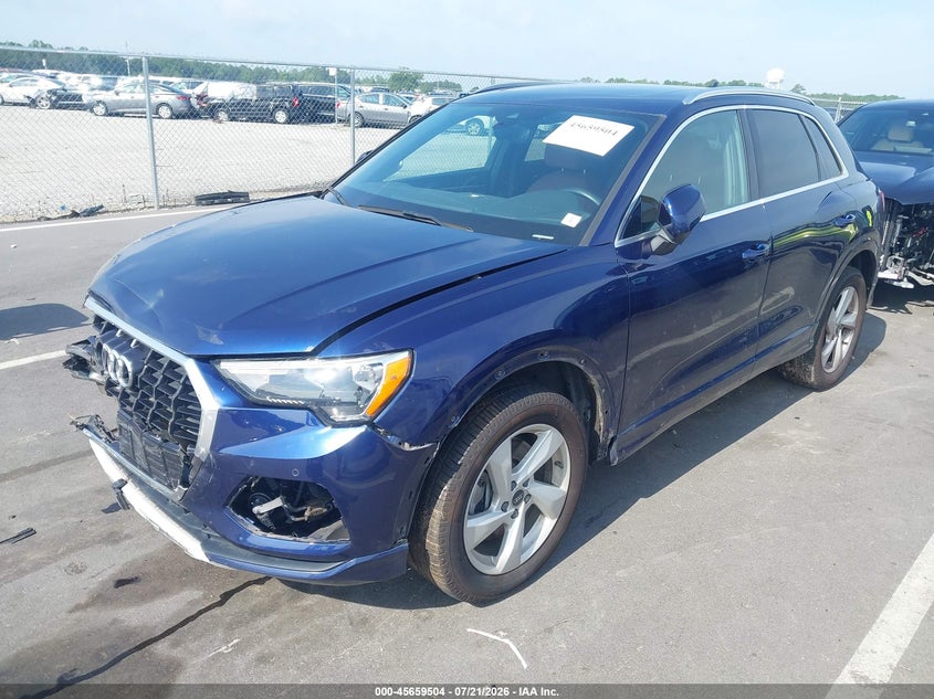 Vin: wa1aucf3xn1093519, lot: 46158077, audi q3 premium 40 tfsi quattro tiptronic 20222