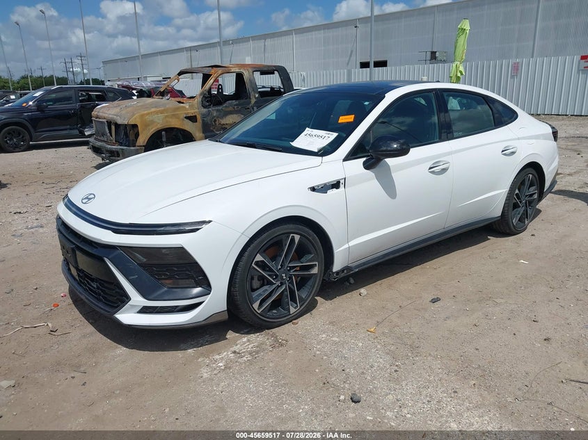 Vin: kmhl54jc3ra359862, lot: 46158089, hyundai sonata n line 20242