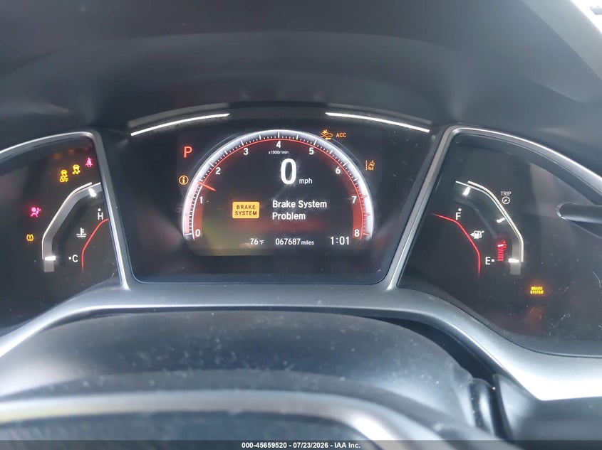 2019 HONDA CIVIC SEDAN 2.0L I-4 DOHC, VVT, 158HP
