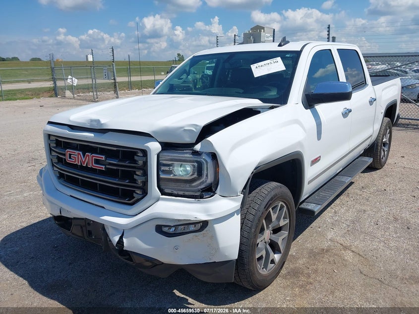 Vin: 3gtu2nec3gg187820, lot: 46158101, gmc sierra 1500 slt 20162