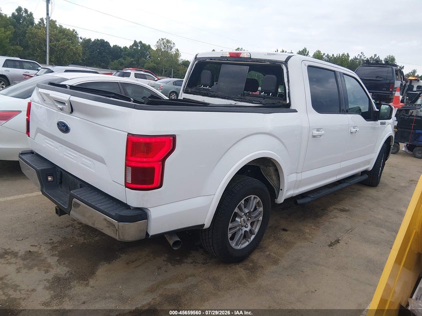 Vin: 1ftew1c57lfa22483, lot: 46158132, ford f-150 lariat 20204