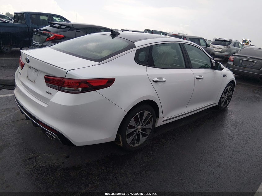Vin: 5xxgv4l27gg048527, lot: 46158136, kia optima sxl turbo 20164