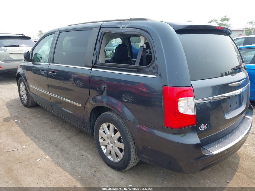 Vin: 2c4rc1bg4er378088, lot: 46158147, chrysler town & country touring 20143