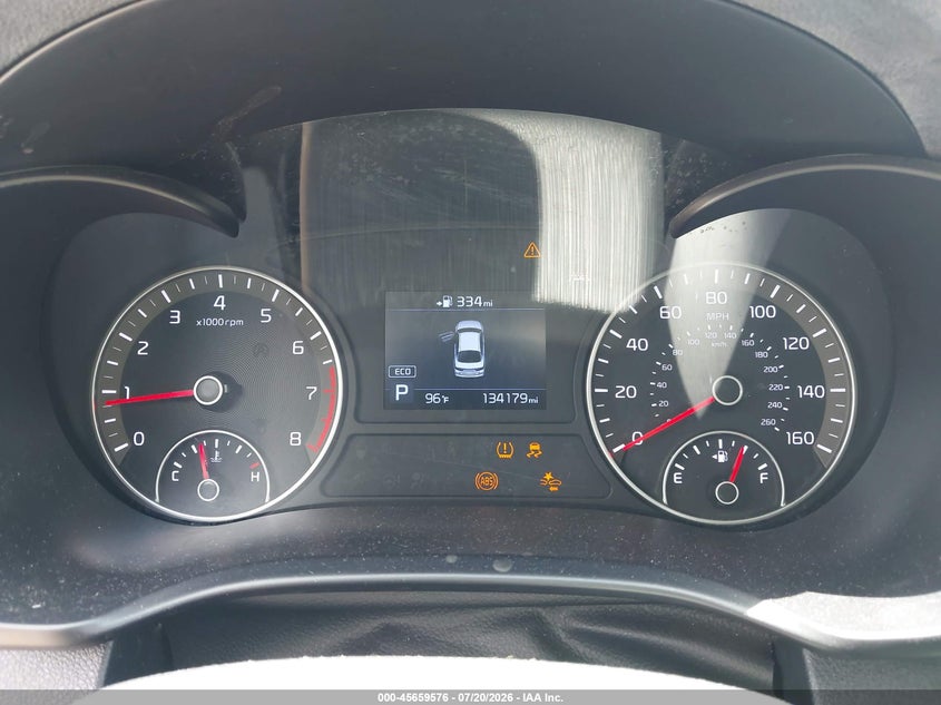 2019 Kia Optima S VIN: 5XXGT4L30KG376542 Lot: 45659576