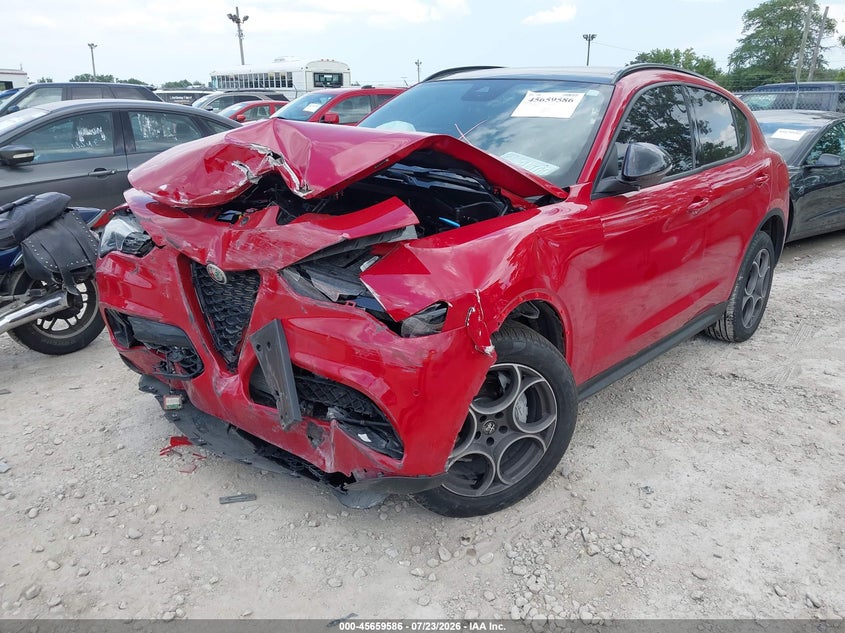 Vin: zaspajanxr7d74493, lot: 46158158, alfa romeo stelvio sprint rwd 20242