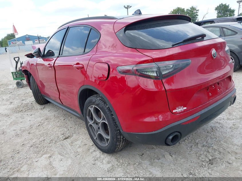 Vin: zaspajanxr7d74493, lot: 46158158, alfa romeo stelvio sprint rwd 20243
