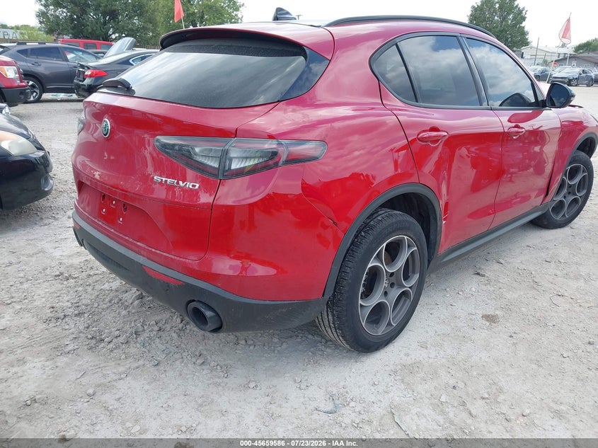 Vin: zaspajanxr7d74493, lot: 46158158, alfa romeo stelvio sprint rwd 20244