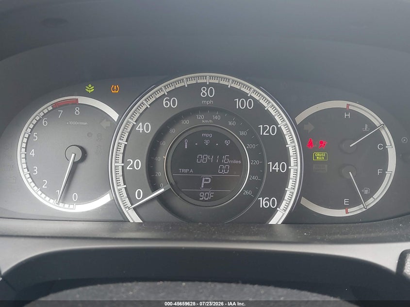 2014 HONDA ACCORD auction photo 7