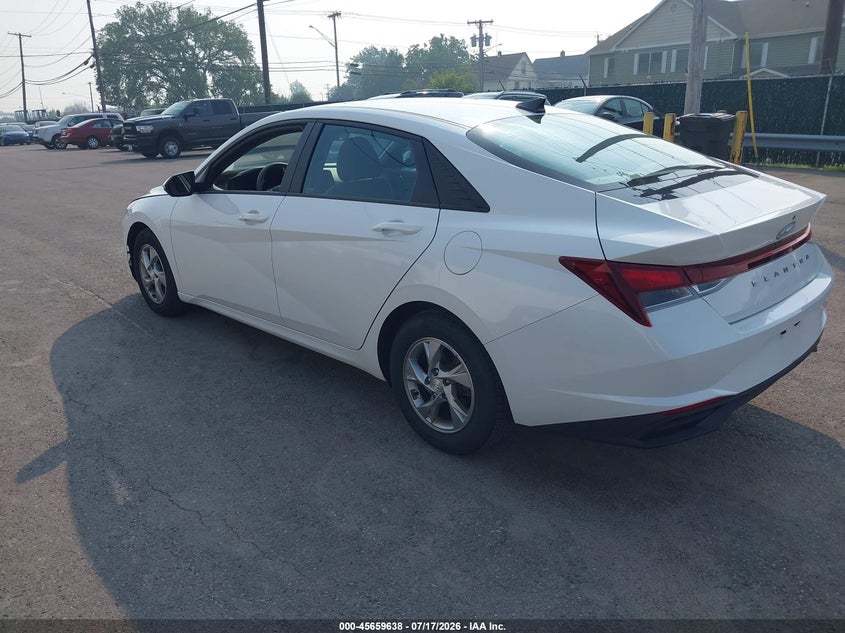 Vin: 5npll4ag9mh049617, lot: 46158210, hyundai elantra se 20213
