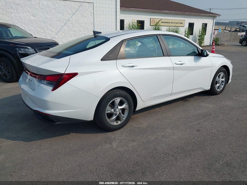 Vin: 5npll4ag9mh049617, lot: 46158210, hyundai elantra se 20214