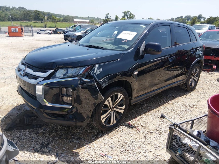 2020 Mitsubishi Outlander, Front End, IAAI, VIN JA4AP3AU4LU011576 — photo 2