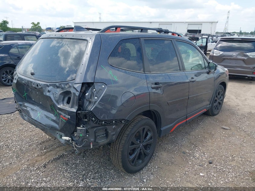 Vin: jf2skajcxnh469494, lot: 46158232, subaru forester sport 20224