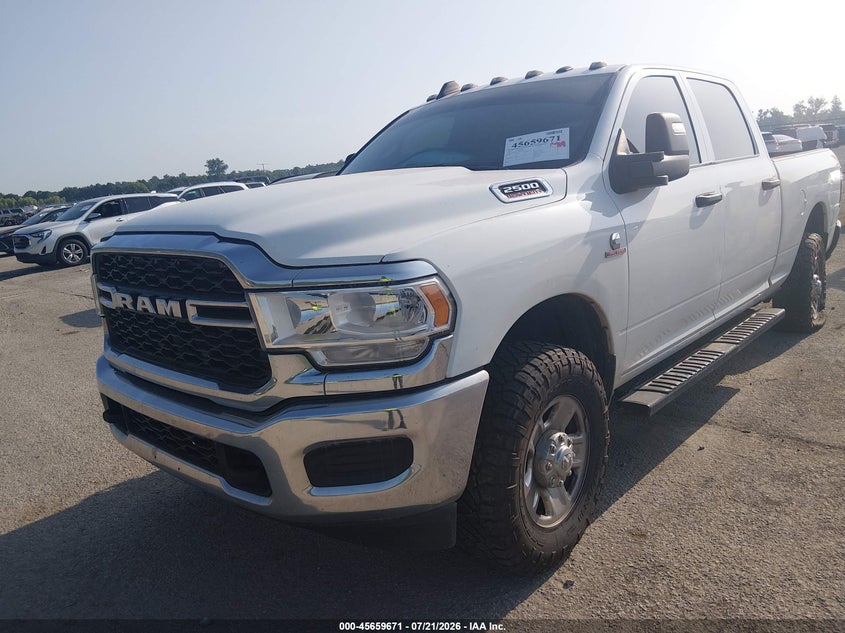 Vin: 3c6ur5cl0pg504555, lot: 46158243, ram 2500 tradesman  4x4 6'4 box 20232