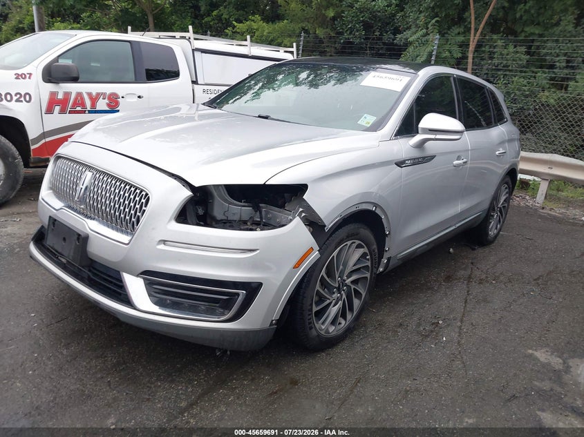 Vin: 2lmpj6l96kbl11541, lot: 46158263, lincoln nautilus reserve 20192