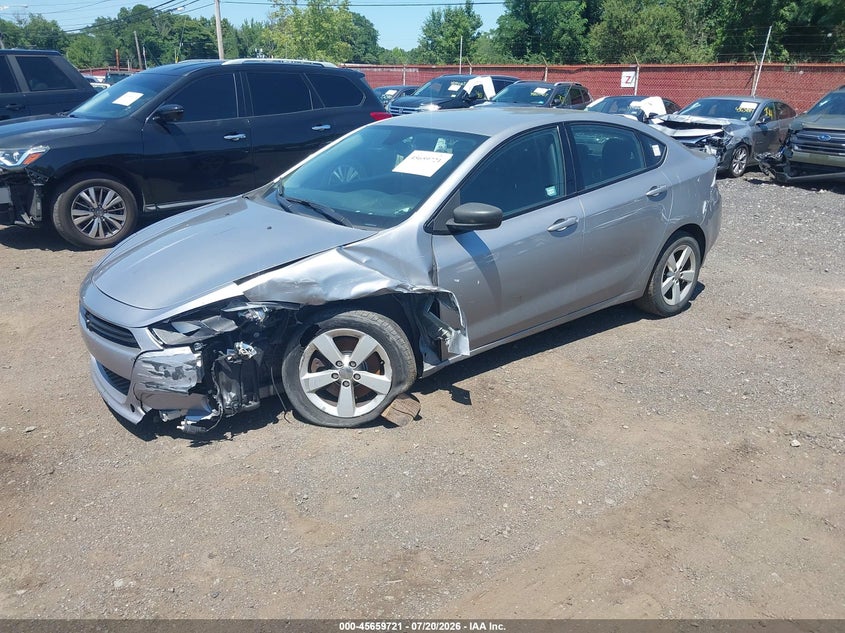 Vin: 1c3cdfbb5gd667611, lot: 46158293, dodge dart sxt 20162