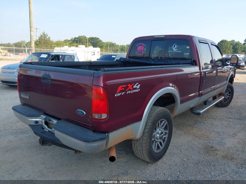 FORD F-250 2005 VIN 1FTSW21Y15EB47140