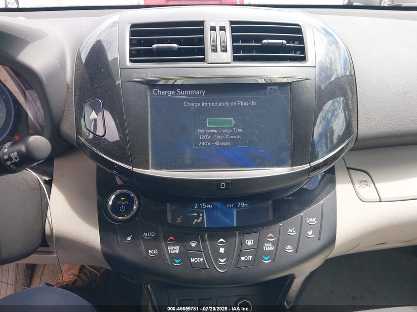 2014 Toyota Rav4 Ev VIN: 2T3YL4DV1EW002818 Lot: 45659781