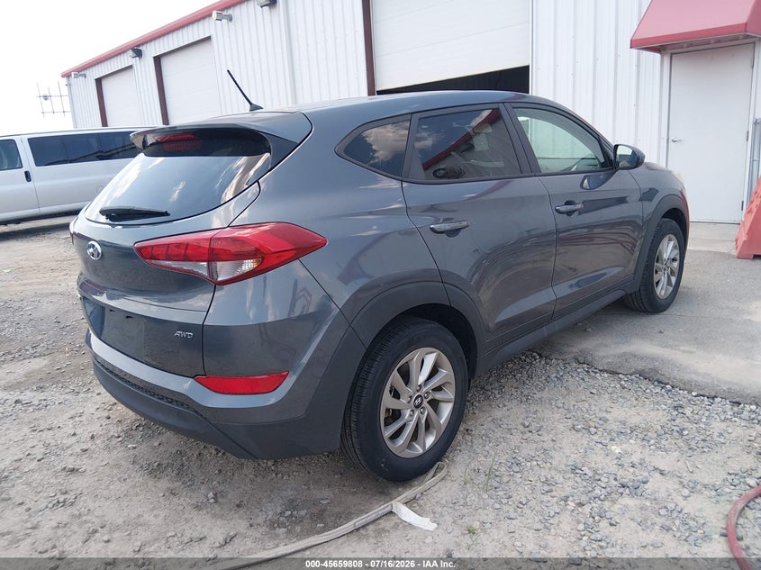 Vin: km8j2ca45ju655116, lot: 46158380, hyundai tucson se 20184