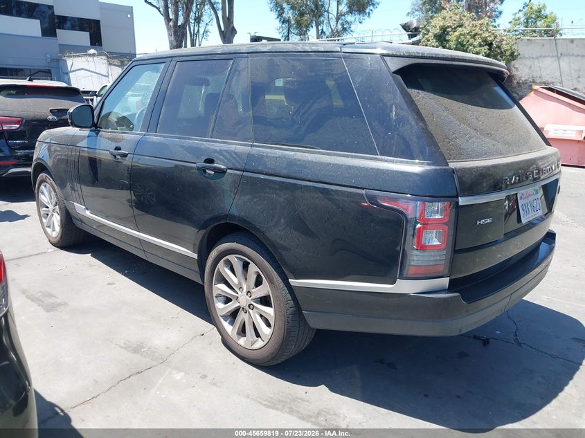 Vin: salgs2wf2ea149441, lot: 46158392, land rover range rover 3.0l v6 supercharged hse 20143