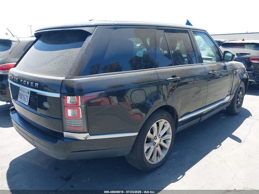 Vin: salgs2wf2ea149441, lot: 46158392, land rover range rover 3.0l v6 supercharged hse 20144