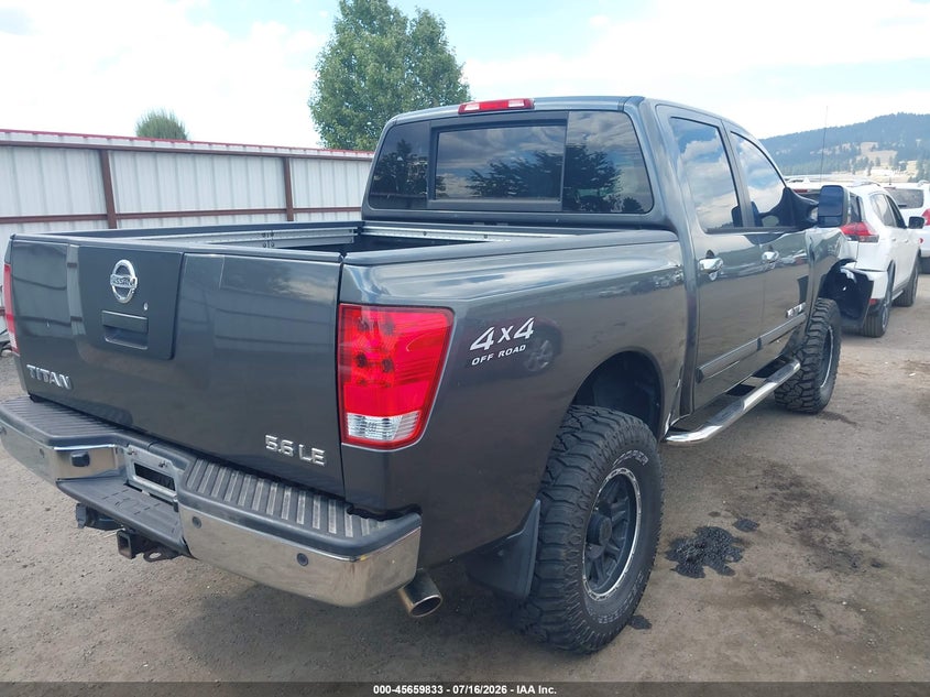 2007 Nissan Titan Le VIN: 1N6AA07B87N244062 Lot: 45659833