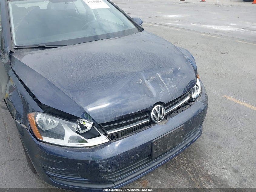 2016 Volkswagen Golf Tsi S 4-Door VIN: 3VW217AU8GM056840 Lot: 45659875