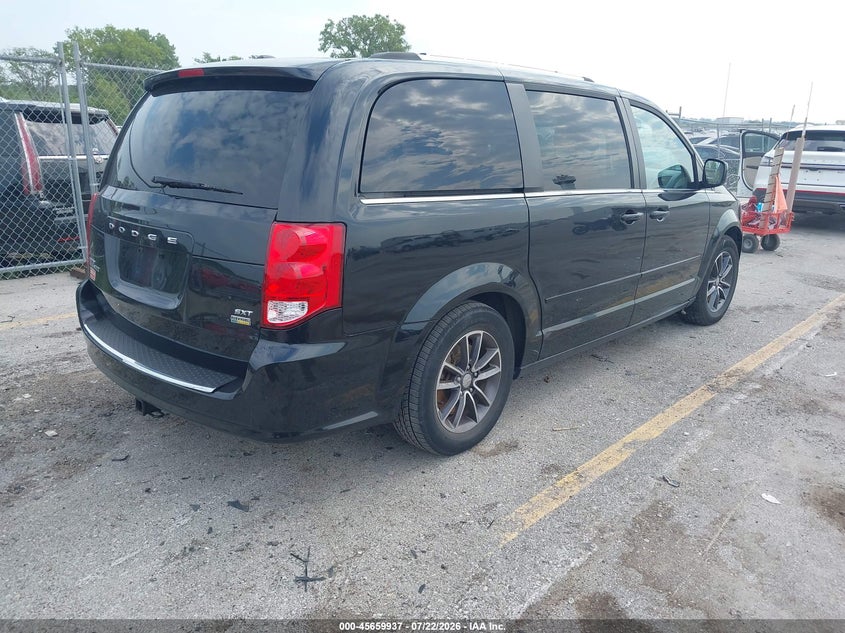 Vin: 2c4rdgcg0hr600662, lot: 46158509, dodge grand caravan sxt 20174