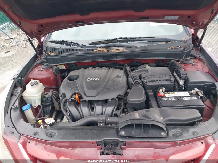 2013 HYUNDAI SONATA SEDAN 2.4L I-4 DI, DOHC, VVT, 198HP