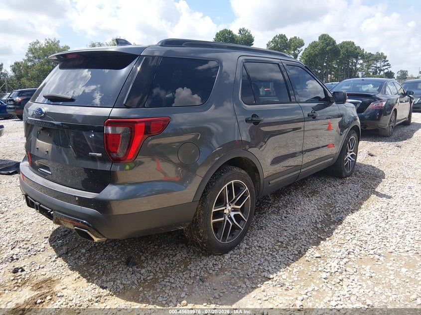 Vin: 1fm5k8gt8hga48360, lot: 46158548, ford explorer sport 20174