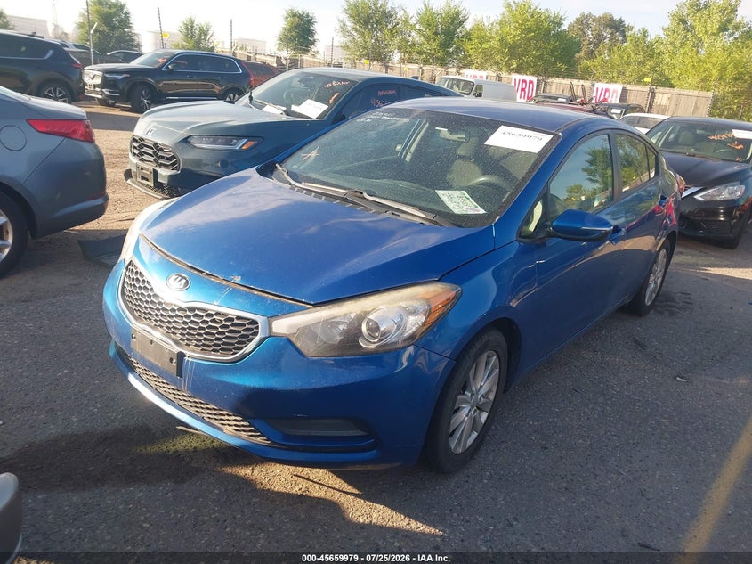 Vin: knafx4a67e5205435, lot: 46158551, kia forte lx 20142