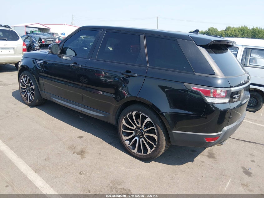 2016 Land Rover Range Rover Sport 3.0L V6 Supercharged Hse VIN: SALWR2PF8GA595683 Lot: 45660029