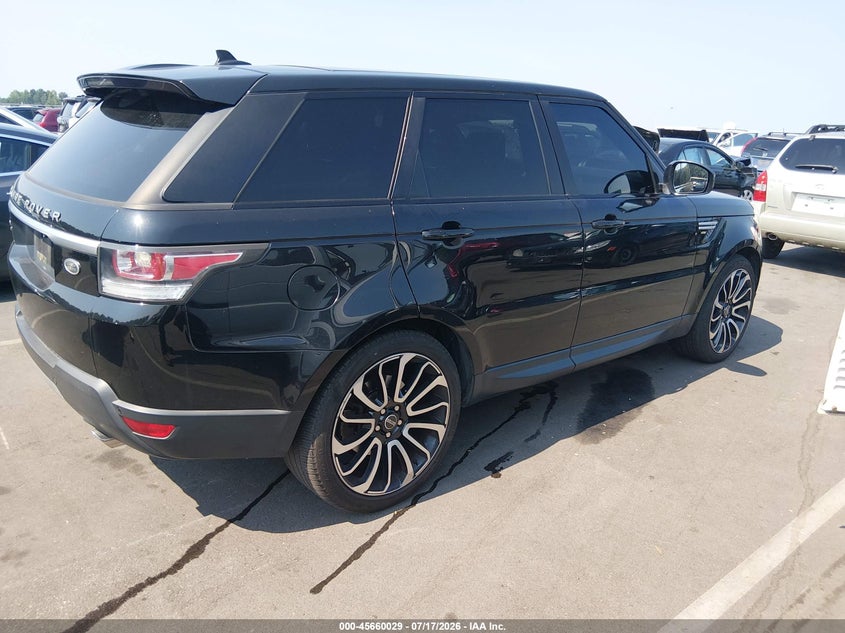 2016 Land Rover Range Rover Sport 3.0L V6 Supercharged Hse VIN: SALWR2PF8GA595683 Lot: 45660029