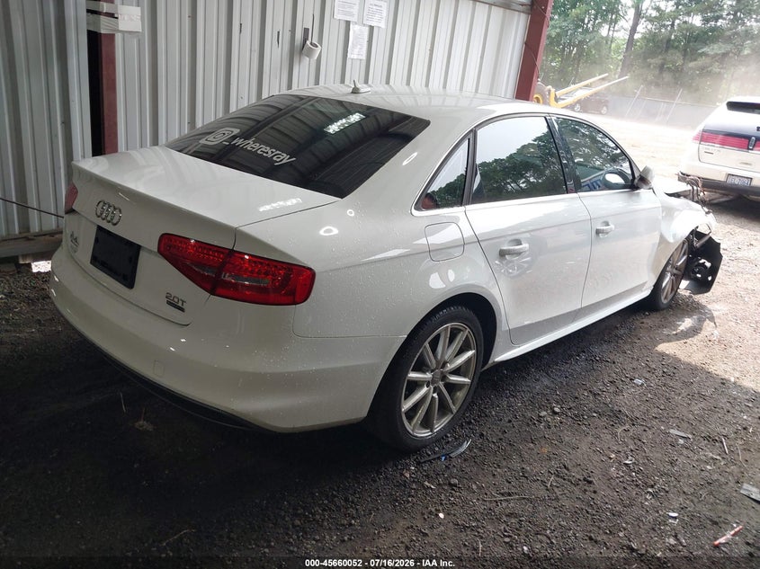 2016 Audi A4 Premium VIN: WAUBFAFL2GN017973 Lot: 45660052