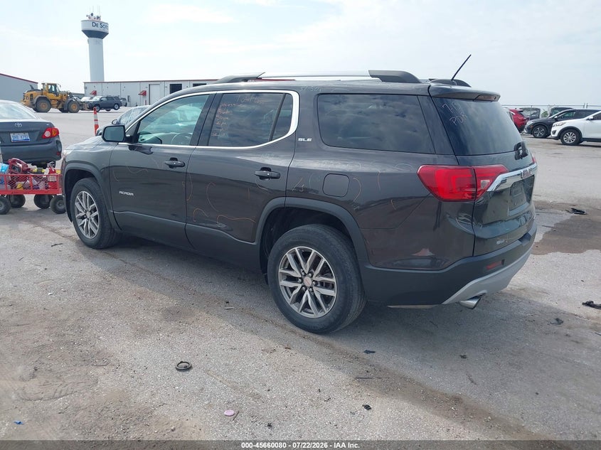 Vin: 1gkknsls5jz138444, lot: 46158652, gmc acadia sle-2 20183