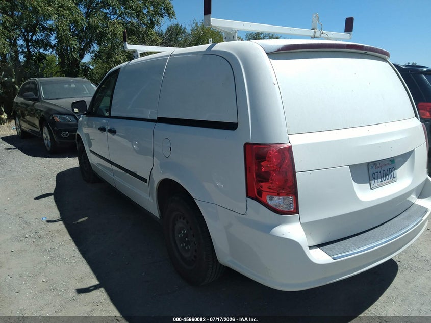 Vin: 2c4rrgag3dr637686, lot: 46158654, ram cargo tradesman 20133